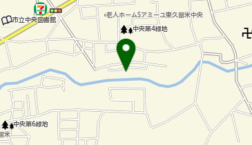落合川水生公園の地図画像