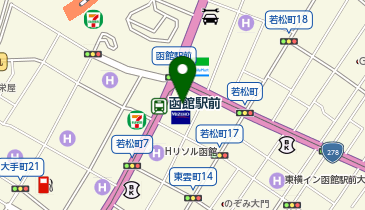 玉光堂 函館駅前ビル店の地図画像