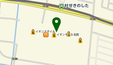 バンダレコード イオンモール名取店の地図画像