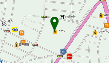 バンダレコード イオン福島店の地図画像