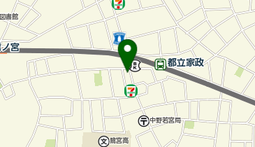 から揚げの天才 都立家政店の地図画像
