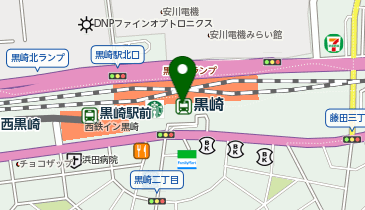 東筑軒 黒崎駅うどん店の地図画像