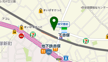 から揚げの天才 下赤塚駅前店の地図画像