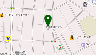 神明ボウルの地図画像