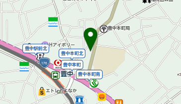 豊中チャイナプラザの地図画像