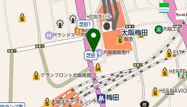 HEAD SPA 空 KUU(ヘッド スパ クウ) 大阪梅田店の地図画像