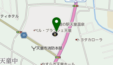 株式会社ジェイエイてんどうフーズサンピュアの地図画像