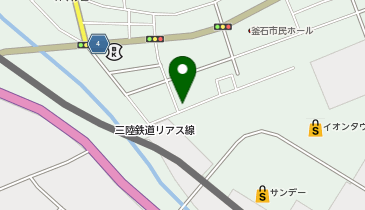 釜石教育会館の地図画像