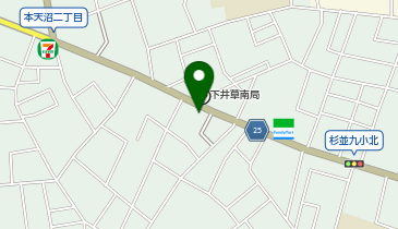 餃子の雪松 阿佐ヶ谷店の地図画像