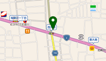 ステーキリバーベ 尼崎西大島店の地図画像
