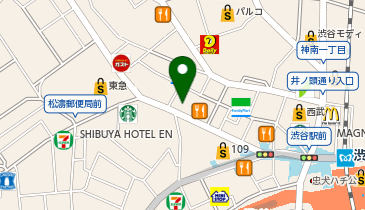 たぴも茶房SHIBUYA(シブヤ)の地図画像