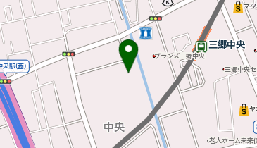 三郷中央におどりプラザの地図画像