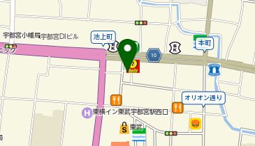 I-PRIMO(アイプリモ) 宇都宮店の地図画像