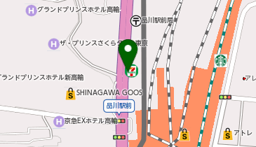 駅すぷれすレンタカー 品川店の地図画像