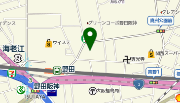 楽天ブックスネットワーク株式会社 大阪本社の地図画像