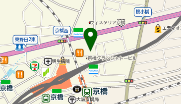 創作串揚げ 京橋ミラージュの地図画像