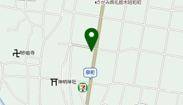 星乃珈琲店 栃木店の地図画像