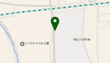 富士川浄水場の地図画像