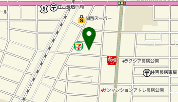 青と赤 曲げわっぱの弁当屋の地図画像