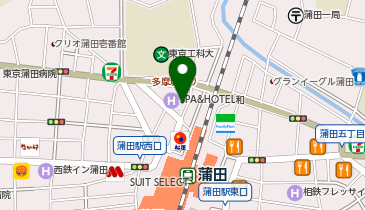 肉のまんぷく苑 蒲田西口店の地図画像