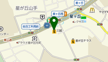 mezzo piano(メゾ ピアノ) 三越星ヶ丘の地図画像