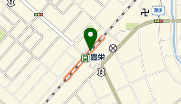 JR東日本 豊栄駅みどりの窓口の地図画像