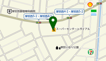 アウトレット モノハウス 厚別店の地図画像