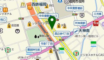 ビルケンシュトック 天神地下街店の地図画像