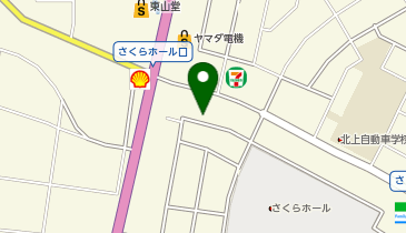 大衆食堂半田屋 北上店の地図画像