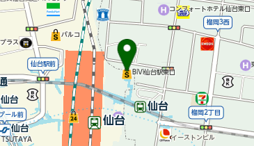 大衆食堂半田屋 東口BiVi店の地図画像