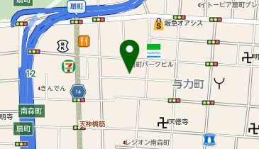 爪切り屋 足楽 扇町店の地図画像