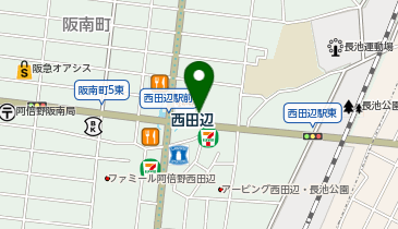 ステーキリバーベ 西田辺店の地図画像