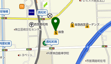 mezzo piano(メゾ ピアノ) 西宮阪急店の地図画像