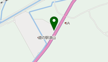 道の駅津山 産直ときめき野菜の地図画像