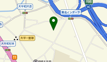 ラポールヘア 岡崎プラザヒラク店の地図画像