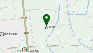 岡山県備中県民局の地図画像