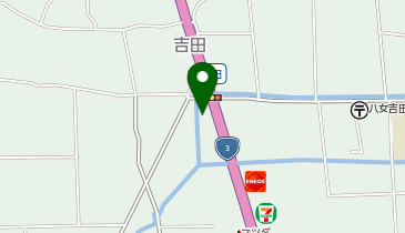 ヒライ 八女吉田店の地図画像