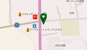 ヒライ 大津室店の地図画像