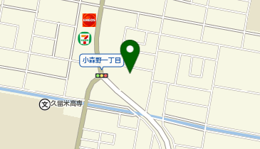 ヒライ あんくる夢市場久留米店の地図画像