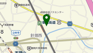 ヒライ にしてつストアレガネット朝倉街道店の地図画像