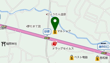 ヒライ マルミヤストア大畑店の地図画像