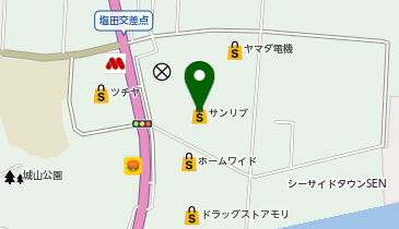 ヒライ サンリブ杵築店の地図画像