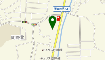 ヒライ サンリブ明野店の地図画像