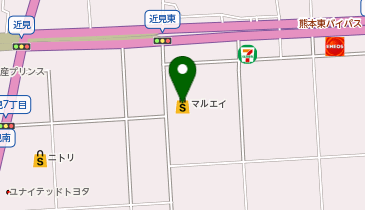 ヒライ マルエイ近見店の地図画像
