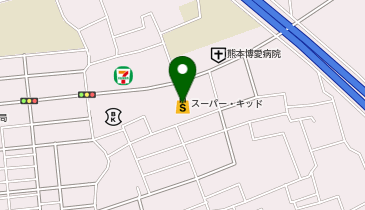 ヒライ スーパー・キッド楠店の地図画像