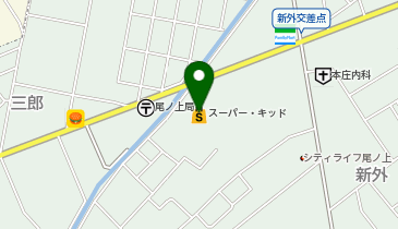 ヒライ スーパー・キッド新外店の地図画像