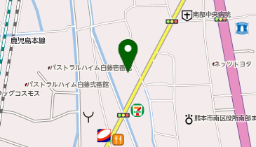 ヒライ スーパー・キッド南高江店の地図画像
