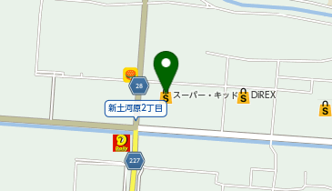 ヒライ スーパー・キッド野中店の地図画像