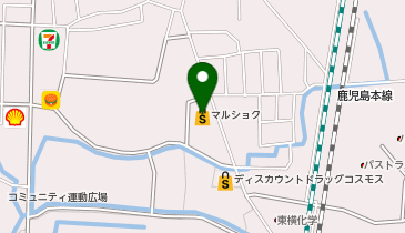 ヒライ マルショク白藤店の地図画像