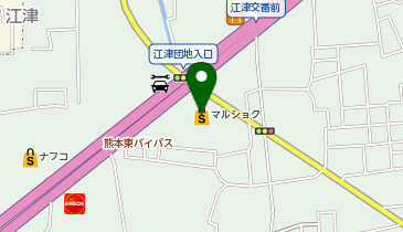 ヒライ マルショク江津店の地図画像